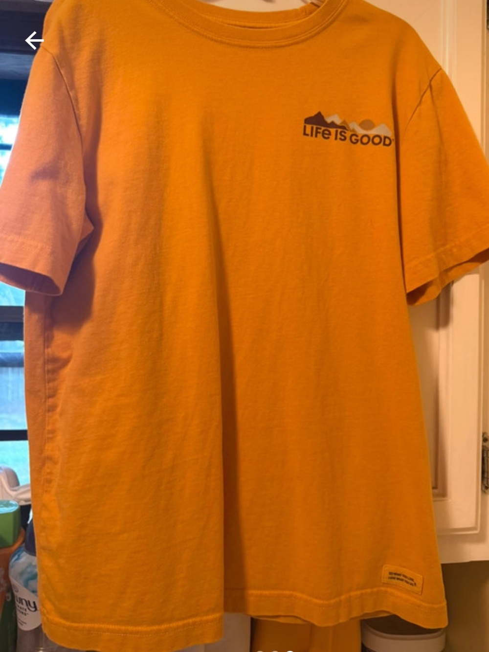 Life is Good crusher tee with landscape size small EUC - Picture 4 of 4